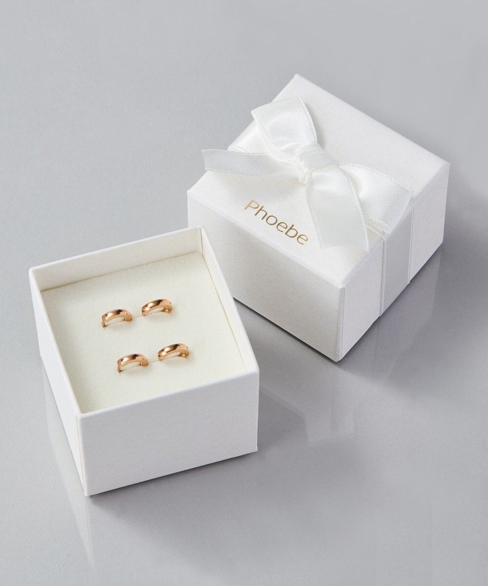 【フィービィー/phoebe】の【金属アレルギー対応】ワンタッチメタルフープミニペアピアス ローズゴールド/BOX付き 人気、トレンドファッション・服の通販 founy(ファニー) 　ファッション　Fashion　レディースファッション　Fashion for Women　アクセサリー　Fashion Accessories　オケージョン　Occasion Wear　洗える　Machine Washable　シンプル　Simple, Minimal　ジュエリー　Jewelry, Accessories　スタイリッシュ　Stylish, Fashionable　フープ　Hoop, Hoop Earrings　メンズ　Men's, Menswear　ローズ　Rose, Rose Motif　おすすめ　Recommended / Our Picks　エレガント 上品　Elegant　クリスマス X'mas　Christmas / X'mas　ホリデーシーズン　Holiday Season　ギフト プレゼント　Gift / Present　ビジネス 仕事 通勤　Business / Work / Commuting　 other-1|ID: prp329100004784780 ipo3291000000034735597