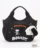 【イザック/Y'SACCS】のSNOOPYデザイン サイドギャザー2wayトート Mサイズ(スケートボード) ブラック|ID: prp329100004784781 ipo3291000000034735600