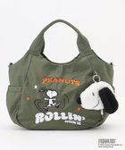 【イザック/Y'SACCS】のSNOOPYデザイン サイドギャザー2wayトート Mサイズ(スケートボード) カーキ|ID: prp329100004784781 ipo3291000000034735602