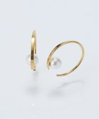 【フィービィー/phoebe】の【金属アレルギー対応】カーブラインパールピアス/サージカルステンレス ゴールド ゴールド|ID: prp329100004784783 ipo3291000000034735608