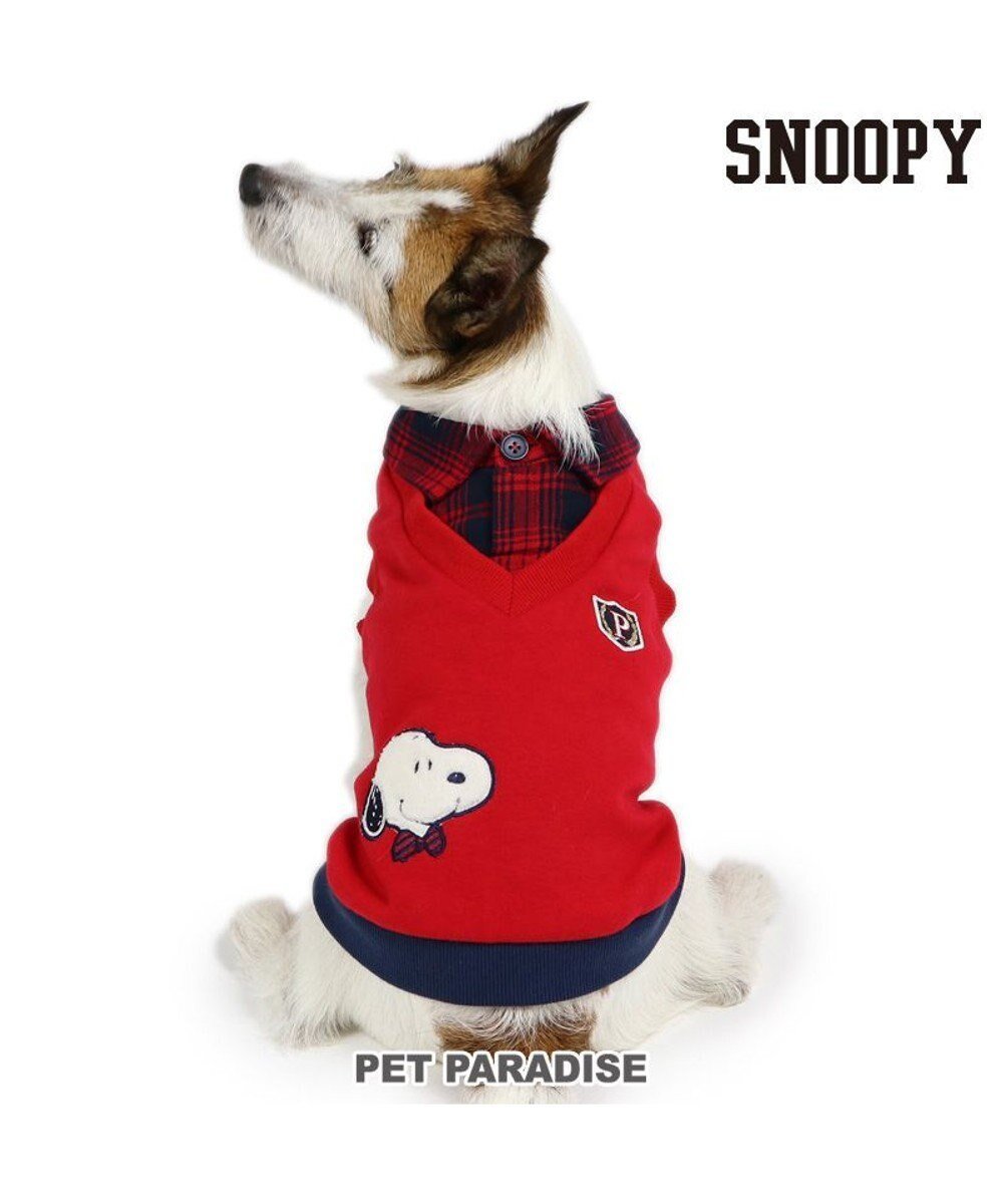 【ペットパラダイス/PET PARADISE / GOODS】のスヌーピー おりこうトレーナー レッド 小型犬 人気、トレンドファッション・服の通販 founy(ファニー) インナー Innerwear チェック Check, Plaid, Tartan トレーナー Sweatshirt, Trainer 犬 Dog 秋 Autumn A/W・秋冬 Autumn/Winter 防寒 Cold Protection, Winter-Ready ホーム・キャンプ・アウトドア・お取り寄せ Home Living / Home & Lifestyle / Camping Gear / Outdoor Camping ペットグッズ Pet Supplies other-1|ID: prp329100004784787 ipo3291000000034735624
