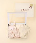 【ミキハウスホットビスケッツ/MIKI HOUSE HOT BISCUITS / KIDS】のキルト素材 オーバーオール&Tシャツギフトセット【BOX付き】 アイボリー|ID: prp329100004784792 ipo3291000000034735642