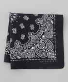 【五大陸/gotairiku / MEN】のBOX入りでギフトに最適【高機能吸水 / 抗菌防臭加工/シワになりにくい】バンダナハンカチ ブラック×ペイズリー|ID: prp329100004784795 ipo3291000000034735656