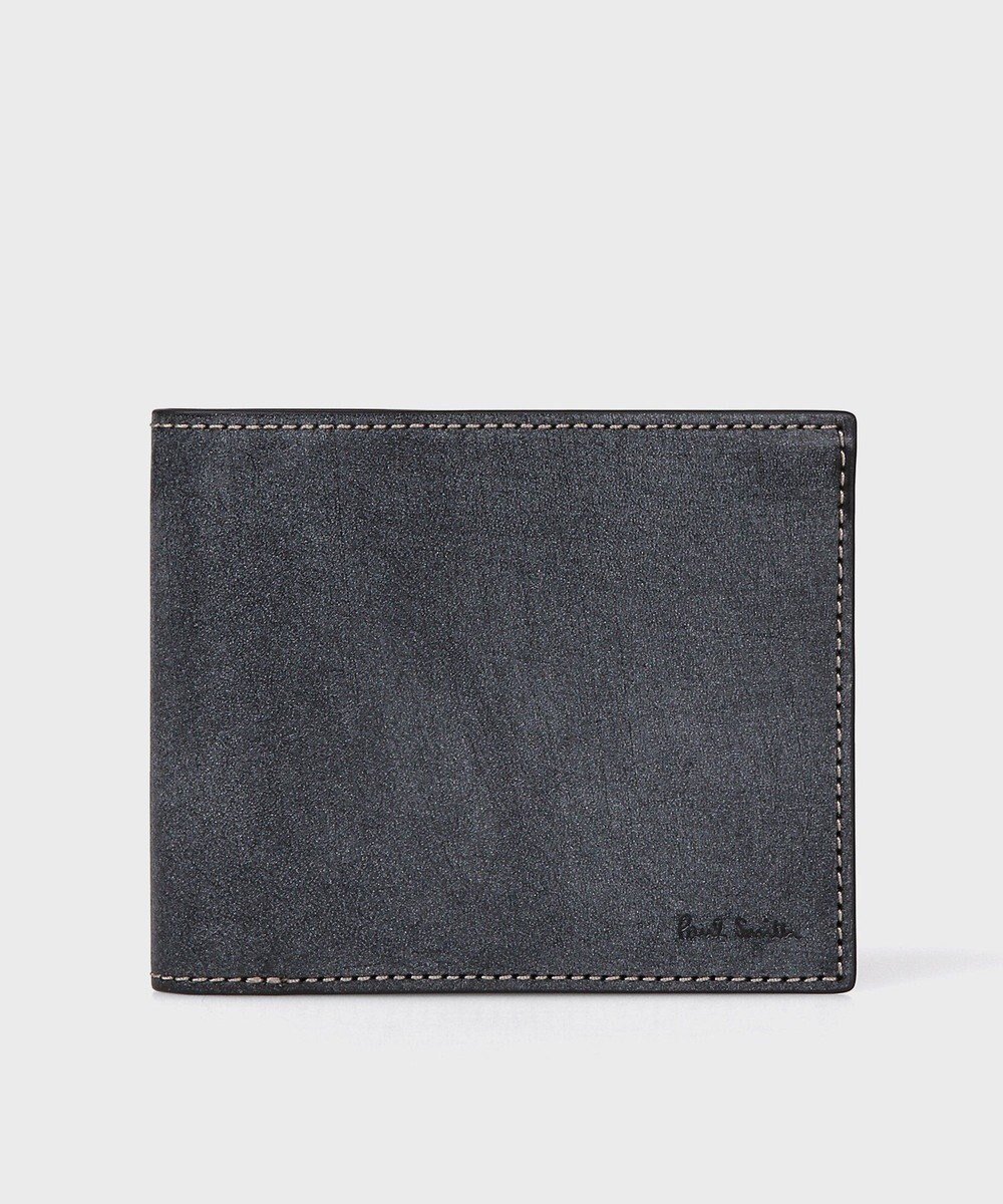 【ポールスミス/Paul Smith / MEN】のワックスレザー 2つ折り財布 インテリア・キッズ・メンズ・レディースファッション・服の通販 founy(ファニー) 　ファッション　Fashion　メンズファッション　Fashion for Men　メンズ　Men's, Menswear　財布　Wallet, Purse　ブラック|ID: prp329100004784799 ipo3291000000034735675