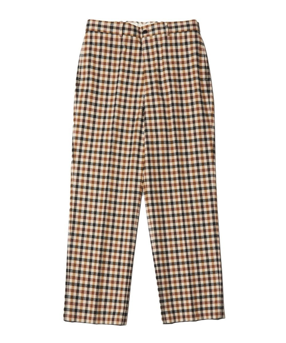 【ジェイ プレス/J.PRESS / MEN】のカシミヤタッチワイド イージーチェックパンツ 人気、トレンドファッション・服の通販 founy(ファニー) ファッション Fashion メンズファッション Fashion for Men ボトムス Bottoms イタリア Italy ストレッチ Stretch, Stretchy Fabric ストレート Straight, Straight Cut ダウン Down, Puffer リラックス Relax, Relaxed Fit ワイド Wide, Wide Fit A/W・秋冬 Autumn/Winter おすすめ Recommended / Our Picks エレガント 上品 Elegant other-1|ID: prp329100004784800 ipo3291000000034735676