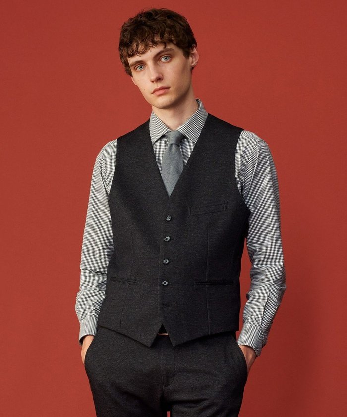 【ジョセフ アブード/JOSEPH ABBOUD / MEN】の【ストレッチ/多機能】ツィーディジャージ ベスト インテリア・キッズ・メンズ・レディースファッション・服の通販 founy(ファニー) https://founy.com/ ファッション Fashion メンズファッション Fashion for Men トップス・カットソー Cut & Sew Tops ベスト・ジレ Vests & Gilets シンプル Simple, Minimal ストレッチ Stretch, Stretchy Fabric ツイード Twill, Twill Weave プリント Print, Printed Pattern ベスト Vest, Waistcoat エレガント 上品 Elegant A/W・秋冬 Autumn/Winter |ID: prp329100004784801 ipo3291000000035707741