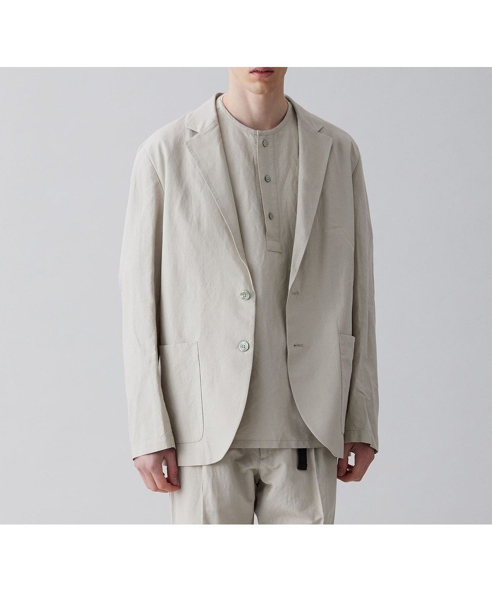 【アンフィーロ/UNFILO / MEN】のライトリネン テーラード ジャケット 23年春夏商品 インテリア・キッズ・メンズ・レディースファッション・服の通販 founy(ファニー) 　ファッション　Fashion　メンズファッション　Fashion for Men　アウター　Men's Coats Outerwear　テーラードジャケット　Tailored Jackets & Blazers　ウォッシャブル　Machine Washable　春　Spring　クラシック　Classic, Timeless Style　抗菌　Antibacterial, Bacteria-Resistant　軽量　Lightweight, Ultra Light　ジャケット　Jacket, Outerwear　セットアップ　Set-Up, Coordinated Outfit　テーラード　Tailored, Tailored Fit　メッシュ　Mesh, Net Fabric　リネン　Linen, Linen Fabric　リラックス　Relax, Relaxed Fit　S/S・春夏　SS, Spring/Summer, Warm Season　夏　Summer　グレージュ|ID: prp329100004784805 ipo3291000000034735702