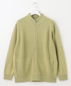 【ジョセフ アブード/JOSEPH ABBOUD / MEN】の【イージーケア】コットンバルキーニットブルゾン 黄緑系|ID: prp329100004784806 ipo3291000000034735707