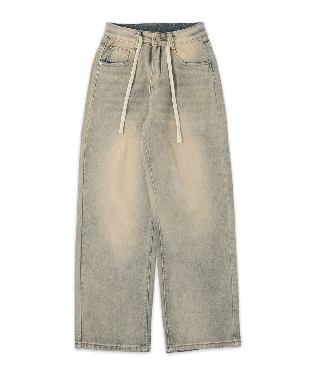 【ウィゴー/WEGO】のドロストコードデニムパンツ インテリア・キッズ・メンズ・レディースファッション・服の通販 founy(ファニー) ファッション Fashion レディースファッション Fashion for Women パンツ Pants & Trousers デニムパンツ・ジーンズ・美脚デニム Denim Jeans & Pants おすすめ Recommended / Our Picks ショート Short, Short Length スニーカー Sneakers, Trainers スマホ Smartphone, Mobile Device デニム Denim, Jeans Material ボトム Bottoms, Lower Wear ロング Long, Long-Length A/W・秋冬 Autumn/Winter デニム淡色|ID: prp329100004784811 ipo3291000000034735739