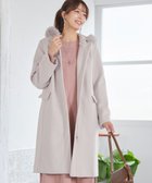 【ティアクラッセ/Tiaclasse】の2WAYフード付きフェイクウールコート グレージュ|ID: prp329100004784813 ipo3291000000035697516