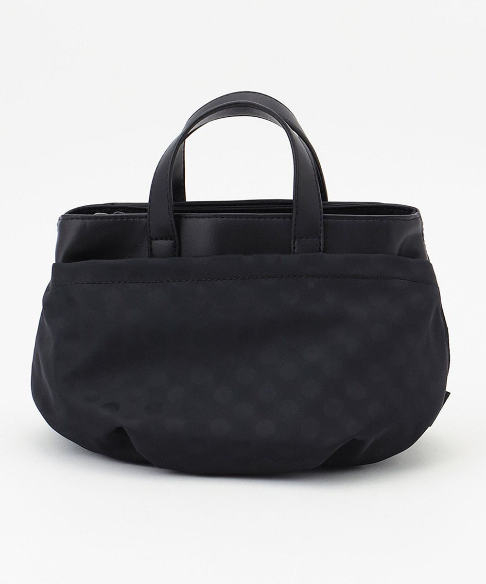 【イザック/Y'SACCS】のPolka Dots タックラウンド2WAYミニマムトート インテリア・キッズ・メンズ・レディースファッション・服の通販 founy(ファニー) ファッション Fashion レディースファッション Fashion for Women バッグ Bags ジャカード/ジャガード Jacquard, Woven Pattern スマート Smart, Elegant ドット Polka Dot, Dot Pattern 定番 Standard, Basic Item バケツ Bucket, Bucket Style フォルム Silhouette, Form ポケット Pocket, Pocket Detail マグネット Magnet, Magnetic Closure ラウンド Round, Round Neck エレガント 上品 Elegant ブラック|ID: prp329100004784814 ipo3291000000034735755