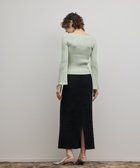 【グレース コンチネンタル/GRACE CONTINENTAL】のラメフェザーニットスカート 人気、トレンドファッション・服の通販 founy(ファニー) ファッション Fashion レディースファッション Fashion for Women スカート Skirts スパンコール Sequins, Sequin Embellishment フェザー Feather, Feather Detail A/W・秋冬 Autumn/Winter thumbnail ブラック|ID: prp329100004784819 ipo3291000000034735783