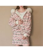 【グレース コンチネンタル/GRACE CONTINENTAL】のツイードコンビショートブルゾン ピンク|ID: prp329100004784822 ipo3291000000034735791