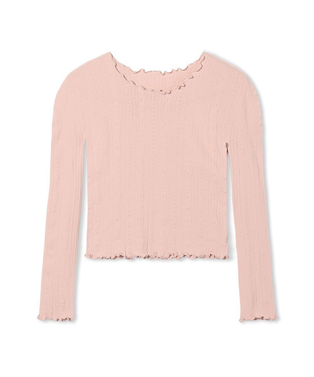 【チャコット/Chacott】の【ノーソーイングニット】メロウニットトップ インテリア・キッズ・メンズ・レディースファッション・服の通販 founy(ファニー) 　ファッション　Fashion　レディースファッション　Fashion for Women　トップス・カットソー　Cut & Sew Tops　ニット　Knit Tops & Sweaters　おすすめ　Recommended / Our Picks　コンパクト　Compact, Small Size　ストレッチ　Stretch, Stretchy Fabric　デコルテ　Décolleté, Neckline　バレエ　Ballet, Ballet Style　フィット　Fit, Slim Fit　ヨガ　Yoga, Yoga Wear　レギンス　Leggings, Stretch Pants　レーシー　Lacy, Lace-Like　ワーク　Workwear, Utility Style　グレイッシュローズ|ID: prp329100004784829 ipo3291000000034735819