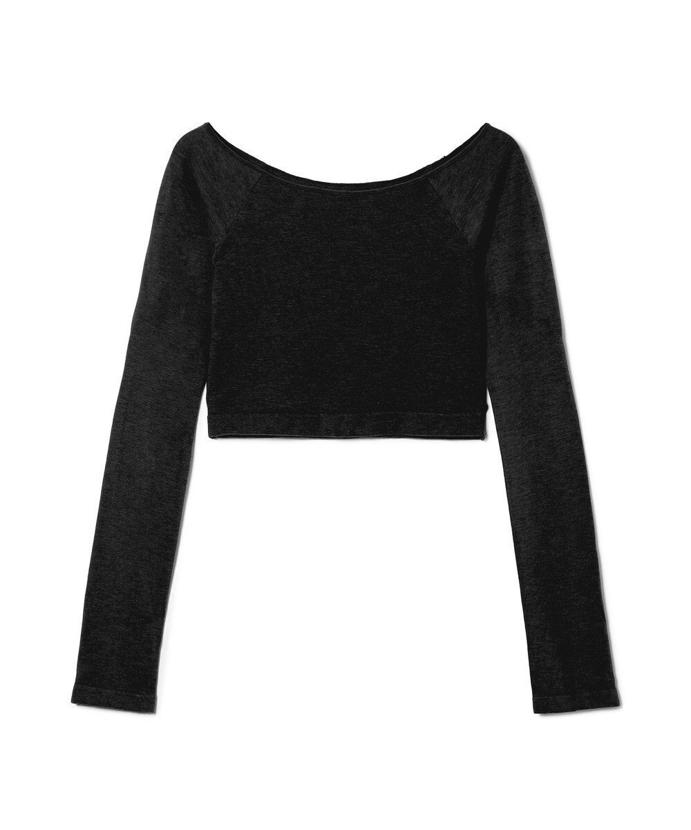 【チャコット/Chacott】のラウンドネック・ショートトップ (サーモギア(R)糸使用) 人気、トレンドファッション・服の通販 founy(ファニー) 　ファッション　Fashion　レディースファッション　Fashion for Women　アンダー　Underwear Essentials　ショート　Short, Short Length　デコルテ　Décolleté, Neckline　なめらか　Smooth, Silky Texture　長袖　Long Sleeve, Full Sleeve　フィット　Fit, Slim Fit　ラウンド　Round, Round Neck　 other-1|ID: prp329100004784835 ipo3291000000034735835