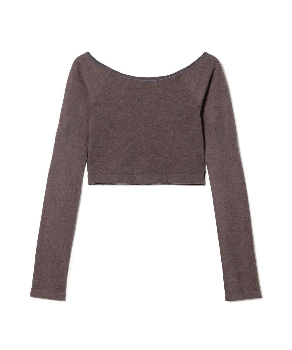 【チャコット/Chacott】のラウンドネック・ショートトップ (サーモギア(R)糸使用) インテリア・キッズ・メンズ・レディースファッション・服の通販 founy(ファニー) 　ファッション　Fashion　レディースファッション　Fashion for Women　アンダー　Underwear Essentials　ショート　Short, Short Length　デコルテ　Décolleté, Neckline　なめらか　Smooth, Silky Texture　長袖　Long Sleeve, Full Sleeve　フィット　Fit, Slim Fit　ラウンド　Round, Round Neck　ココアブラウン|ID: prp329100004784835 ipo3291000000034735837