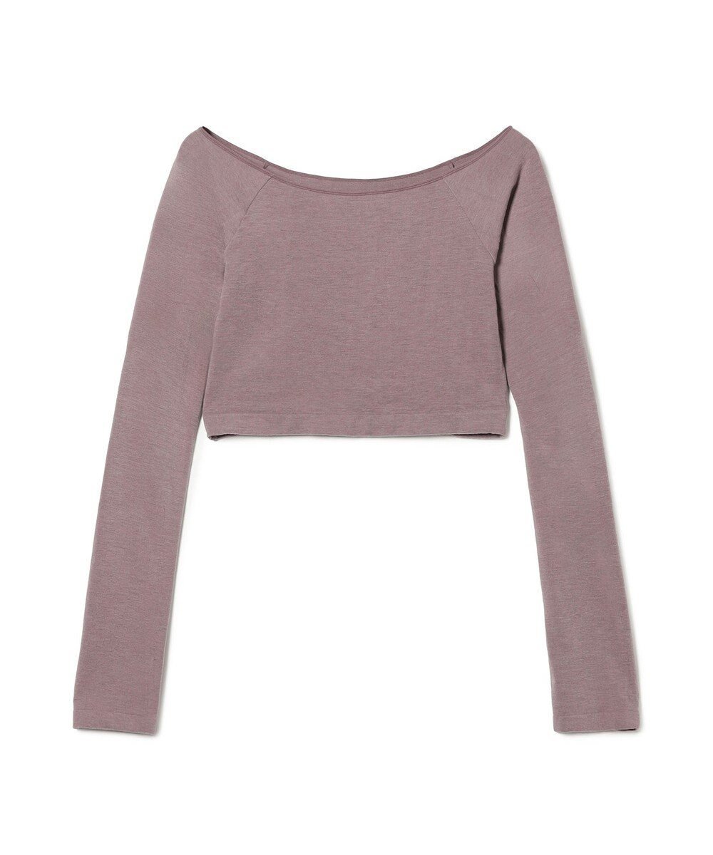 【チャコット/Chacott】のラウンドネック・ショートトップ (サーモギア(R)糸使用) インテリア・キッズ・メンズ・レディースファッション・服の通販 founy(ファニー) 　ファッション　Fashion　レディースファッション　Fashion for Women　アンダー　Underwear Essentials　ショート　Short, Short Length　デコルテ　Décolleté, Neckline　なめらか　Smooth, Silky Texture　長袖　Long Sleeve, Full Sleeve　フィット　Fit, Slim Fit　ラウンド　Round, Round Neck　グレイッシュライラック|ID: prp329100004784835 ipo3291000000034735838