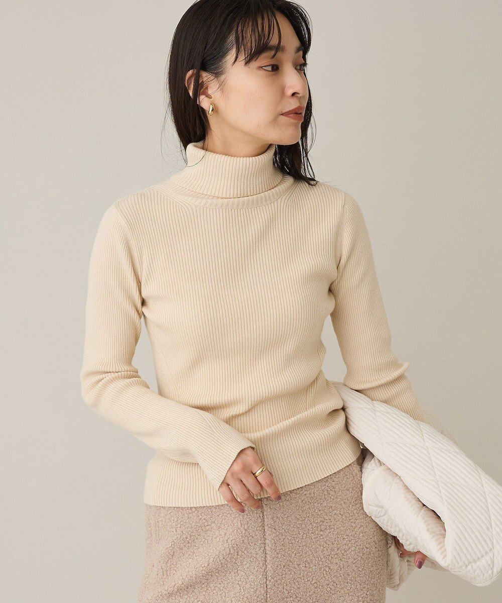 【クラフトスタンダードブティック/CRAFT STANDARD BOUTIQUE】のリブタートルニットプルオーバー インテリア・キッズ・メンズ・レディースファッション・服の通販 founy(ファニー) 　ファッション　Fashion　レディースファッション　Fashion for Women　トップス・カットソー　Cut & Sew Tops　ニット　Knit Tops & Sweaters　カジュアルプルオーバー・ニットトップス　Pullovers & Knit Tops / Casual Pullovers　インナー　Innerwear　シンプル　Simple, Minimal　ストレッチ　Stretch, Stretchy Fabric　セーター　Sweater, Knitwear　タートルネック　Turtleneck, High Neck　定番　Standard, Basic Item　フィット　Fit, Slim Fit　ボトム　Bottoms, Lower Wear　ポケット　Pocket, Pocket Detail　ワイド　Wide, Wide Fit　冬　Winter / This Winter　A/W・秋冬　Autumn/Winter　Light Beige|ID: prp329100004784847 ipo3291000000034735878