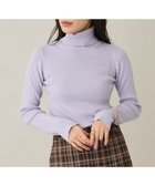 【クラフトスタンダードブティック/CRAFT STANDARD BOUTIQUE】のリブタートルニットプルオーバー Light Purple|ID: prp329100004784847 ipo3291000000034735882