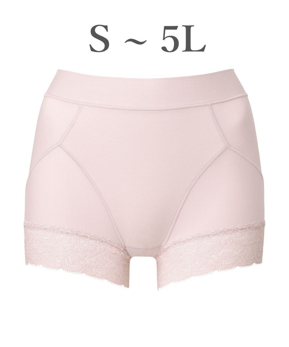 【ブラデリス ニューヨーク/BRADELIS New York】の【BRADELIS NewYork peace】すっぽりフィット綿混一分丈ショーツ25 深め 伸縮性抜群 ボーイレッグ インテリア・キッズ・メンズ・レディースファッション・服の通販 founy(ファニー) 　ファッション　Fashion　レディースファッション　Fashion for Women　アンダー　Underwear Essentials　シェイプ　Shape, Slim Fit　ショーツ　Shorts, Short Pants　ストレッチ　Stretch, Stretchy Fabric　スーピマ　Supima, Premium Cotton　タンブラー　Tumbler, Travel Mug　フィット　Fit, Slim Fit　プリント　Print, Printed Pattern　ボタニカル　Botanical, Floral Pattern　ランジェリー　Lingerie, Intimate Wear　リーフ　Leaf, Botanical Leaf　レース　Lace, Lace Fabric　おすすめ　Recommended / Our Picks　ローズベージュ|ID: prp329100004784853 ipo3291000000034735916