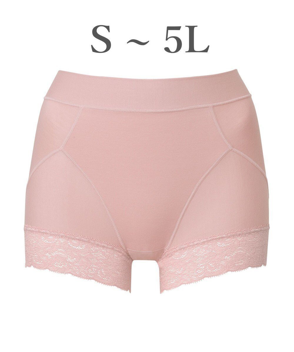 【ブラデリス ニューヨーク/BRADELIS New York】の【BRADELIS NewYork peace】すっぽりフィット綿混一分丈ショーツ25 深め 伸縮性抜群 ボーイレッグ インテリア・キッズ・メンズ・レディースファッション・服の通販 founy(ファニー) 　ファッション　Fashion　レディースファッション　Fashion for Women　アンダー　Underwear Essentials　シェイプ　Shape, Slim Fit　ショーツ　Shorts, Short Pants　ストレッチ　Stretch, Stretchy Fabric　スーピマ　Supima, Premium Cotton　タンブラー　Tumbler, Travel Mug　フィット　Fit, Slim Fit　プリント　Print, Printed Pattern　ボタニカル　Botanical, Floral Pattern　ランジェリー　Lingerie, Intimate Wear　リーフ　Leaf, Botanical Leaf　レース　Lace, Lace Fabric　おすすめ　Recommended / Our Picks　アプリコット|ID: prp329100004784853 ipo3291000000034735919