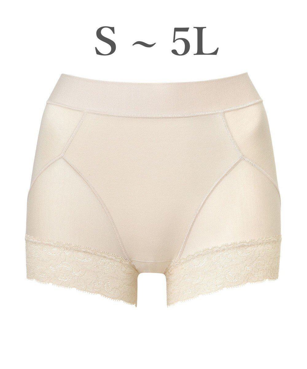 【ブラデリス ニューヨーク/BRADELIS New York】の【BRADELIS NewYork peace】すっぽりフィット綿混一分丈ショーツ25 深め 伸縮性抜群 ボーイレッグ インテリア・キッズ・メンズ・レディースファッション・服の通販 founy(ファニー) 　ファッション　Fashion　レディースファッション　Fashion for Women　アンダー　Underwear Essentials　シェイプ　Shape, Slim Fit　ショーツ　Shorts, Short Pants　ストレッチ　Stretch, Stretchy Fabric　スーピマ　Supima, Premium Cotton　タンブラー　Tumbler, Travel Mug　フィット　Fit, Slim Fit　プリント　Print, Printed Pattern　ボタニカル　Botanical, Floral Pattern　ランジェリー　Lingerie, Intimate Wear　リーフ　Leaf, Botanical Leaf　レース　Lace, Lace Fabric　おすすめ　Recommended / Our Picks　バターミルク|ID: prp329100004784853 ipo3291000000034735923