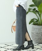 【アメリカンホリック/AMERICAN HOLIC】のシャギーニットナロースカート Charcoal Gray|ID: prp329100004784860 ipo3291000000034735957