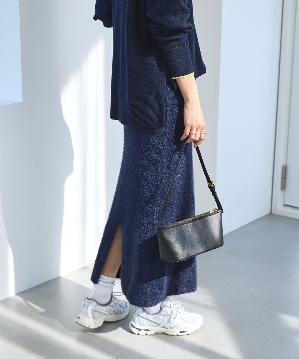 【アメリカンホリック/AMERICAN HOLIC】のシャギーニットナロースカート インテリア・キッズ・メンズ・レディースファッション・服の通販 founy(ファニー) 　ファッション　Fashion　レディースファッション　Fashion for Women　スカート　Skirts　アメリカン　American Style　カットソー　Cut and Sewn Top　スウェット / スエット　Sweatshirt, Sweatwear　スタイリッシュ　Stylish, Fashionable　トレンド　Trend, Trending Now　フェミニン　Feminine, Girly　ポケット　Pocket, Pocket Detail　A/W・秋冬　Autumn/Winter　Navy|ID: prp329100004784860 ipo3291000000034735960