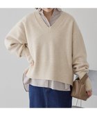 【アメリカンホリック/AMERICAN HOLIC】のワイドリブVネックプルオーバー Ivory|ID: prp329100004784862 ipo3291000000034735966