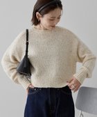 【アメリカンホリック/AMERICAN HOLIC】のラメmixネップニットプルオーバー Ivory|ID: prp329100004784866 ipo3291000000034735990