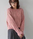 【アメリカンホリック/AMERICAN HOLIC】のラメmixネップニットプルオーバー Pink|ID: prp329100004784866 ipo3291000000034735991