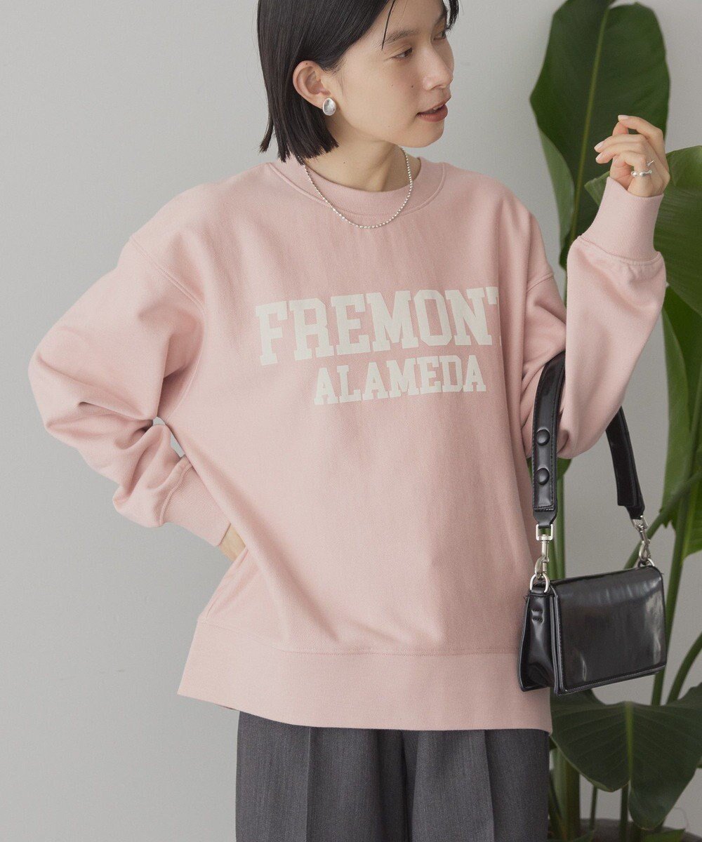 【アメリカンホリック/AMERICAN HOLIC】のFREMONT ロゴスウェットプルオーバー インテリア・キッズ・メンズ・レディースファッション・服の通販 founy(ファニー) 　ファッション　Fashion　レディースファッション　Fashion for Women　トップス・カットソー　Cut & Sew Tops　レディースパーカー・カジュアルフーディー　Casual Hoodies & Sweatshirts　カジュアルプルオーバー・ニットトップス　Pullovers & Knit Tops / Casual Pullovers　スウェット・クルーネックトップス　Sweatshirts & Crewnecks / Relaxed Fit Sweat Tops　アメリカン　American Style　スウェット / スエット　Sweatshirt, Sweatwear　スタイリッシュ　Stylish, Fashionable　フォルム　Silhouette, Form　フロント　Front, Front Design　プリント　Print, Printed Pattern　ポケット　Pocket, Pocket Detail　ルーズ　Loose, Oversized　A/W・秋冬　Autumn/Winter　おすすめ　Recommended / Our Picks　Pink|ID: prp329100004784871 ipo3291000000034922703