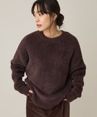 【クラフトスタンダードブティック/CRAFT STANDARD BOUTIQUE】のファーライクニットチュニック Brown|ID: prp329100004784872 ipo3291000000034736024