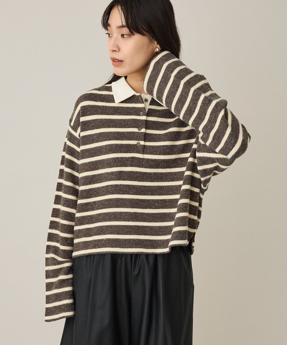 【クラフトスタンダードブティック/CRAFT STANDARD BOUTIQUE】のボーダーラガープルオーバー 人気、トレンドファッション・服の通販 founy(ファニー) 　ファッション　Fashion　レディースファッション　Fashion for Women　トップス・カットソー　Cut & Sew Tops　シャツ・ブラウス・オフィスカジュアル　Elegant Blouses & Button-Ups　ロングTシャツ・Tシャツ　Longline T-Shirts & Tees　カジュアルプルオーバー・ニットトップス　Pullovers & Knit Tops / Casual Pullovers　カットソー・ベーシックTシャツ　Cut-and-Sewn Tops / Stretch Tees & Basics　カットソー　Cut and Sewn Top　コンパクト　Compact, Small Size　コーデュロイ　Corduroy, Cord Fabric　ショート　Short, Short Length　ストレッチ　Stretch, Stretchy Fabric　バランス　Balance, Style Balance　ボトム　Bottoms, Lower Wear　ボーダー　Border, Stripe　ポケット　Pocket, Pocket Detail　リラックス　Relax, Relaxed Fit　ワイド　Wide, Wide Fit　A/W・秋冬　Autumn/Winter　おすすめ　Recommended / Our Picks　 other-1|ID: prp329100004784874 ipo3291000000034736036