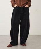 【クラフトスタンダードブティック/CRAFT STANDARD BOUTIQUE】のコーデュロイコクーンパンツ Black|ID: prp329100004784875 ipo3291000000034736040