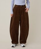 【クラフトスタンダードブティック/CRAFT STANDARD BOUTIQUE】のコーデュロイコクーンパンツ Brown|ID: prp329100004784875 ipo3291000000035546950