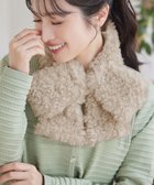 【ティアクラッセ/Tiaclasse】のリボン型ファーティペット アイボリー|ID: prp329100004784885 ipo3291000000034807532