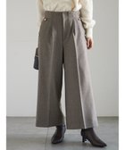 【テチチ/Te chichi】のツイーディーワイドクロップトパンツ 人気、トレンドファッション・服の通販 founy(ファニー) ファッション Fashion レディースファッション Fashion for Women パンツ Pants & Trousers タイツ Tights, Legwear ツイード Twill, Twill Weave ワイド Wide, Wide Fit エレガント 上品 Elegant ビジネス 仕事 通勤 Business / Work / Commuting 冬 Winter / This Winter 夏 Summer S/S・春夏 SS, Spring/Summer, Warm Season A/W・秋冬 Autumn/Winter thumbnail ブラウン|ID: prp329100004784888 ipo3291000000035410189