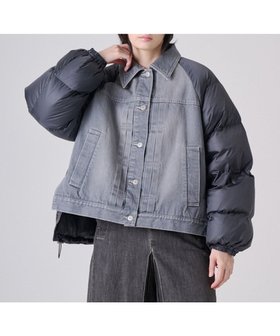 【リポトレンタアンニ/Ripo trenta anni】のP/W DENIM DOWN JK 人気、トレンドファッション・服の通販 founy(ファニー) ファッション Fashion レディースファッション Fashion for Women アウター Coat / Outerwear Collection コート・ロングコート・ピーコート Long Coats, Peacoats & More レディースジャケット・軽アウター Jackets インナー Innerwear ジャケット Jacket, Outerwear ダウン Down, Puffer デニム Denim, Jeans Material 防寒 Cold Protection, Winter-Ready ルーズ Loose, Oversized A/W・秋冬 Autumn/Winter |ID:prp329100004784893