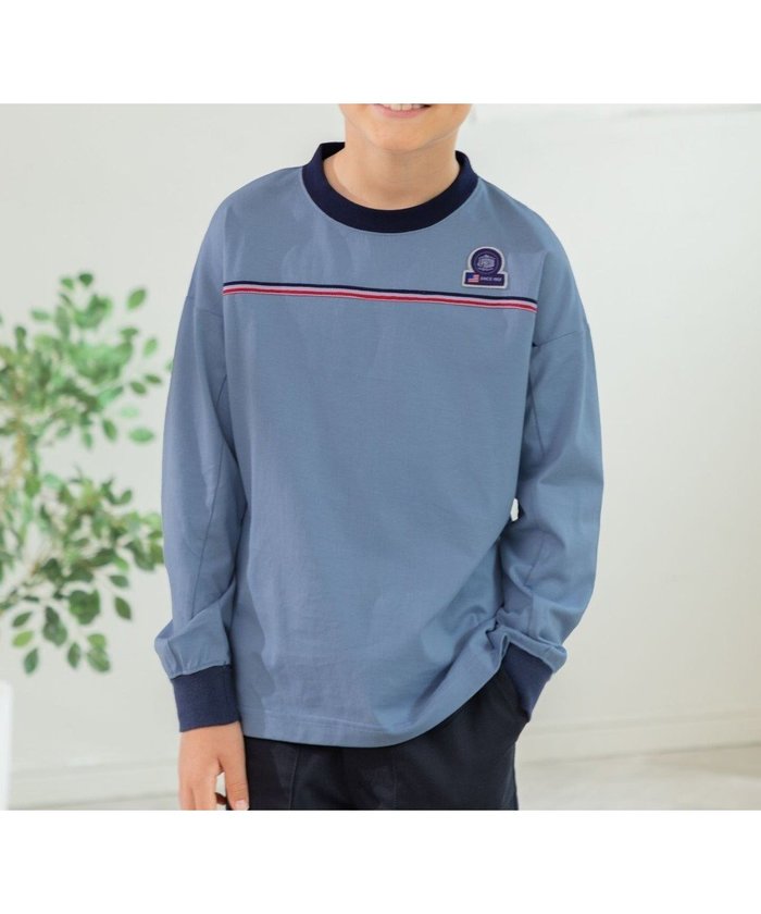 【ジェイ プレス/J.PRESS / KIDS】の【100-130cm】トリコロールライン カットソー インテリア・キッズ・メンズ・レディースファッション・服の通販 founy(ファニー) https://founy.com/ ファッション Fashion キッズファッション Fashion for Kids トップス・カットソー Cut & Sew Tops カットソー Cut and Sewn Top スタイリッシュ Stylish, Fashionable スマホ Smartphone, Mobile Device デニム Denim, Jeans Material 長袖 Long Sleeve, Full Sleeve パーカー Hoodie, Parka ベーシック Basic, Essential A/W・秋冬 Autumn/Winter 冬 Winter / This Winter 2024年 2024 2024-2025秋冬・A/W Autumn/Winter 2024–25 AW24–25 |ID: prp329100004787047 ipo3291000000034745392