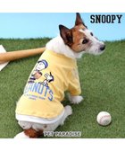【ペットパラダイス/PET PARADISE / GOODS】のスヌーピー Tシャツ 《ファインプレー柄》 黄色 小型犬 ファインプレー柄|ID: prp329100004787053 ipo3291000000034745409