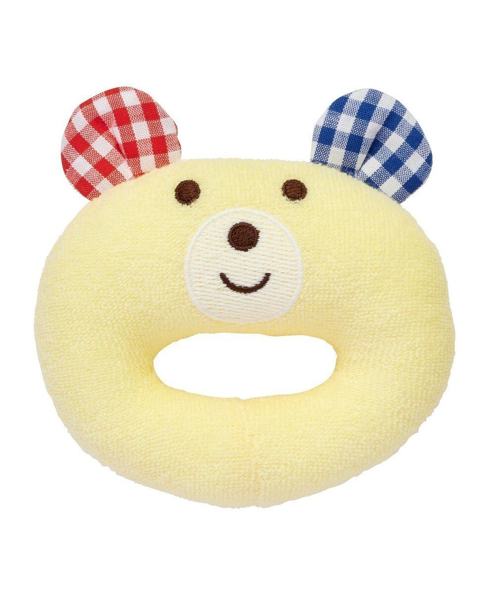 【ミキハウスホットビスケッツ/MIKI HOUSE HOT BISCUITS / KIDS】のくまのお顔 ラトル インテリア・キッズ・メンズ・レディースファッション・服の通販 founy(ファニー) 　ファッション　Fashion　キッズファッション　Fashion for Kids　おすすめ　Recommended / Our Picks　定番　Standard, Basic Item　黄|ID: prp329100004787061 ipo3291000000034745442