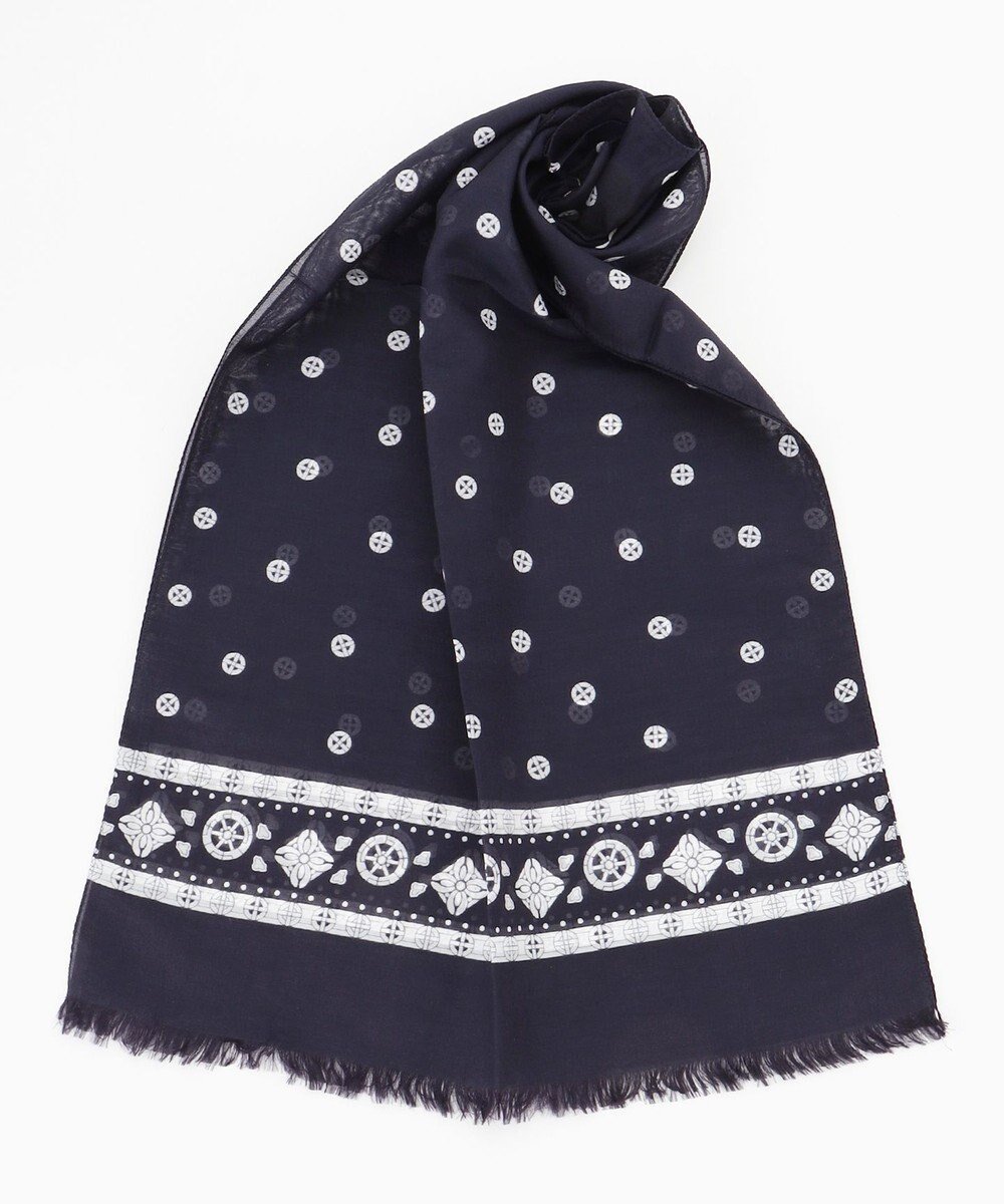 【ジョゼフ オム/JOSEPH HOMME / MEN】のシルク/コットンストール インテリア・キッズ・メンズ・レディースファッション・服の通販 founy(ファニー) 　ファッション　Fashion　メンズファッション　Fashion for Men　ショール　Shawl, Wrap　シルク　Silk, 100% Silk　ストール　Stole, Wrap　夏　Summer　S/S・春夏　SS, Spring/Summer, Warm Season　A/W・秋冬　Autumn/Winter　ネイビー系|ID: prp329100004787078 ipo3291000000034745515