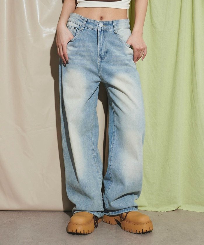 【ウィゴー/WEGO】のマルチヘムアジャスターデニム インテリア・キッズ・メンズ・レディースファッション・服の通販 founy(ファニー) https://founy.com/ ファッション Fashion レディースファッション Fashion for Women パンツ Pants & Trousers デニムパンツ・ジーンズ・美脚デニム Denim Jeans & Pants ウォッシュ Washed Finish ショート Short, Short Length シンプル Simple, Minimal ストレート Straight, Straight Cut スニーカー Sneakers, Trainers スマホ Smartphone, Mobile Device デニム Denim, Jeans Material トレンド Trend, Trending Now リラックス Relax, Relaxed Fit ワイド Wide, Wide Fit ヴィンテージ Vintage Style 冬 Winter / This Winter 夏 Summer 春 Spring S/S・春夏 SS, Spring/Summer, Warm Season 秋 Autumn |ID: prp329100004787080 ipo3291000000034745540