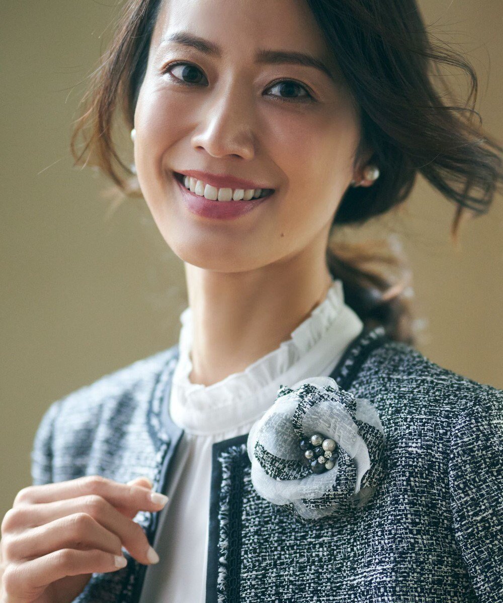 【23区/NIJYUSANKU】のシャイン ツイード コサージュ インテリア・キッズ・メンズ・レディースファッション・服の通販 founy(ファニー) ファッション Fashion レディースファッション Fashion for Women アクセサリー Fashion Accessories エレガント 上品 Elegant ガラス Glass, Glassware ジャケット Jacket, Outerwear セレモニー Ceremony ツイード Twill, Twill Weave パール Pearl, Pearl Accent ブローチ Brooch, Pin Brooch 入学式 Entrance Ceremony 卒業式 Graduation Ceremony ブラック系2|ID: prp329100004787083 ipo3291000000034745584
