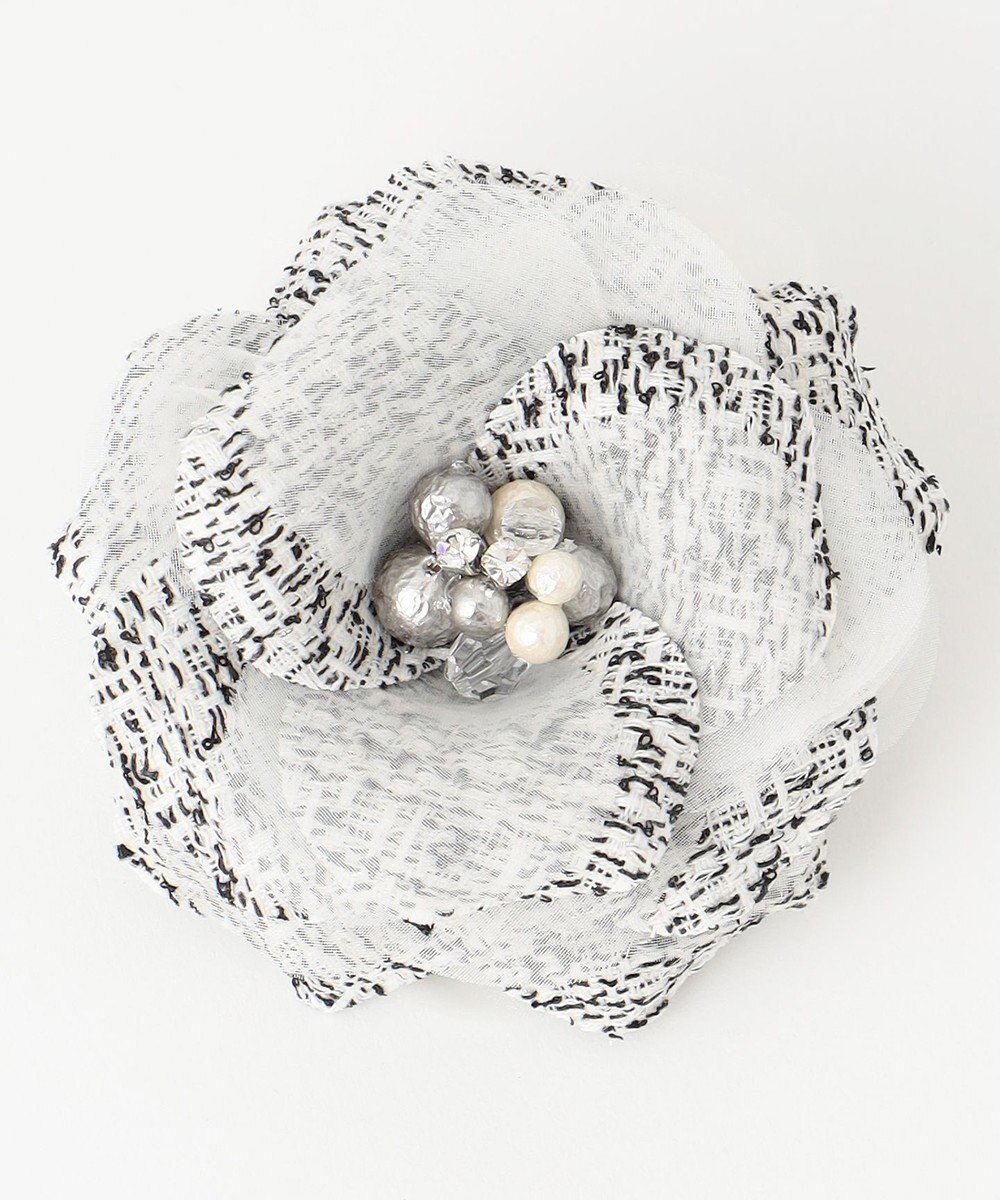 【23区/NIJYUSANKU】のシャイン ツイード コサージュ インテリア・キッズ・メンズ・レディースファッション・服の通販 founy(ファニー) ファッション Fashion レディースファッション Fashion for Women アクセサリー Fashion Accessories エレガント 上品 Elegant ガラス Glass, Glassware ジャケット Jacket, Outerwear セレモニー Ceremony ツイード Twill, Twill Weave パール Pearl, Pearl Accent ブローチ Brooch, Pin Brooch 入学式 Entrance Ceremony 卒業式 Graduation Ceremony ブラック系1|ID: prp329100004787083 ipo3291000000034745585