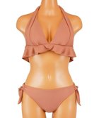 【三愛水着楽園/San-ai Resort】の【SALE】ナチュラルだけどしっかり盛れる【ナチュラルアップブラ】Solidノンワイヤービキニ 7M・9M ピンク|ID: prp329100004787084 ipo3291000000035618523