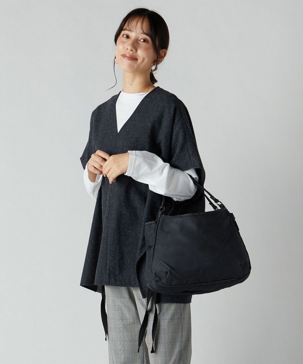 【イザック/Y'SACCS】の【Y SACCS vous et】 横型3層トート インテリア・キッズ・メンズ・レディースファッション・服の通販 founy(ファニー) 　ファッション　Fashion　レディースファッション　Fashion for Women　バッグ　Bags　おすすめ　Recommended / Our Picks　シンプル　Simple, Minimal　プチプライス・低価格　Affordable / Budget Price　人気　Popular, Best Seller　ブラック|ID: prp329100004787088 ipo3291000000034745618