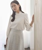 【組曲/KUMIKYOKU】の【KUMIKYOKU NAVY】ジョーゼットシフォン ブラウス アイボリー系|ID: prp329100004787089 ipo3291000000034745630