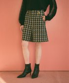 【グレース コンチネンタル/GRACE CONTINENTAL】のシャイニーツイードハーフパンツ ネイビー|ID: prp329100004787093 ipo3291000000034745639